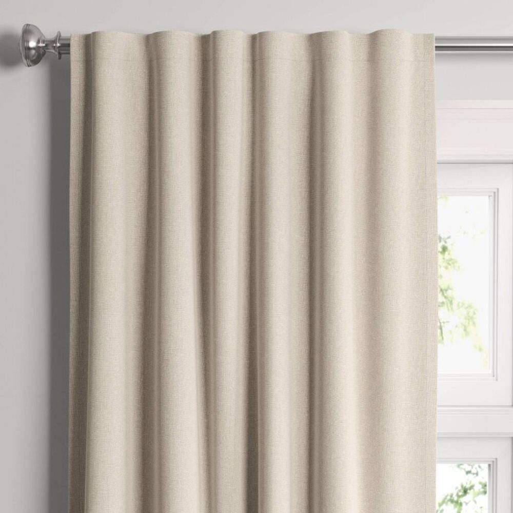 Threshold - 1pc 50"x84" Blackout Aruba Window Curtain Panel Br Beige